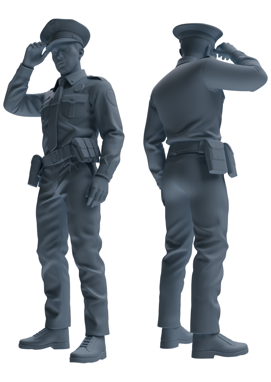 MRY-SFW LYGR676 Los Angeles Patrol Police Seven-Person Daily Routine 3