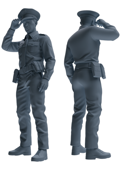 MRY-SFW LYGR676 Los Angeles Patrol Police Seven-Person Daily Routine 3
