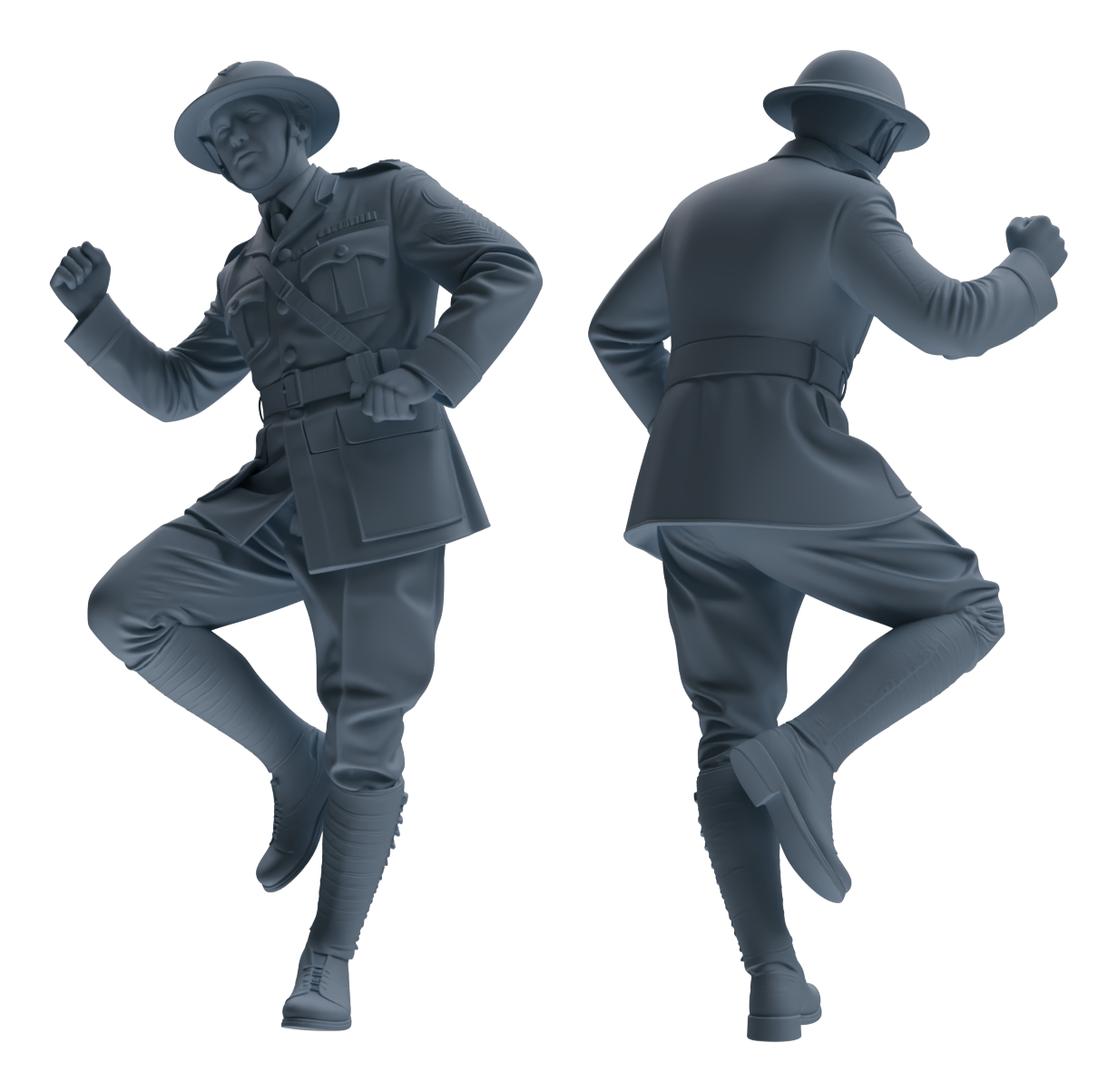 MRY-SFW LYGR603 Historical WWII British Army Six-Person Dancing Group