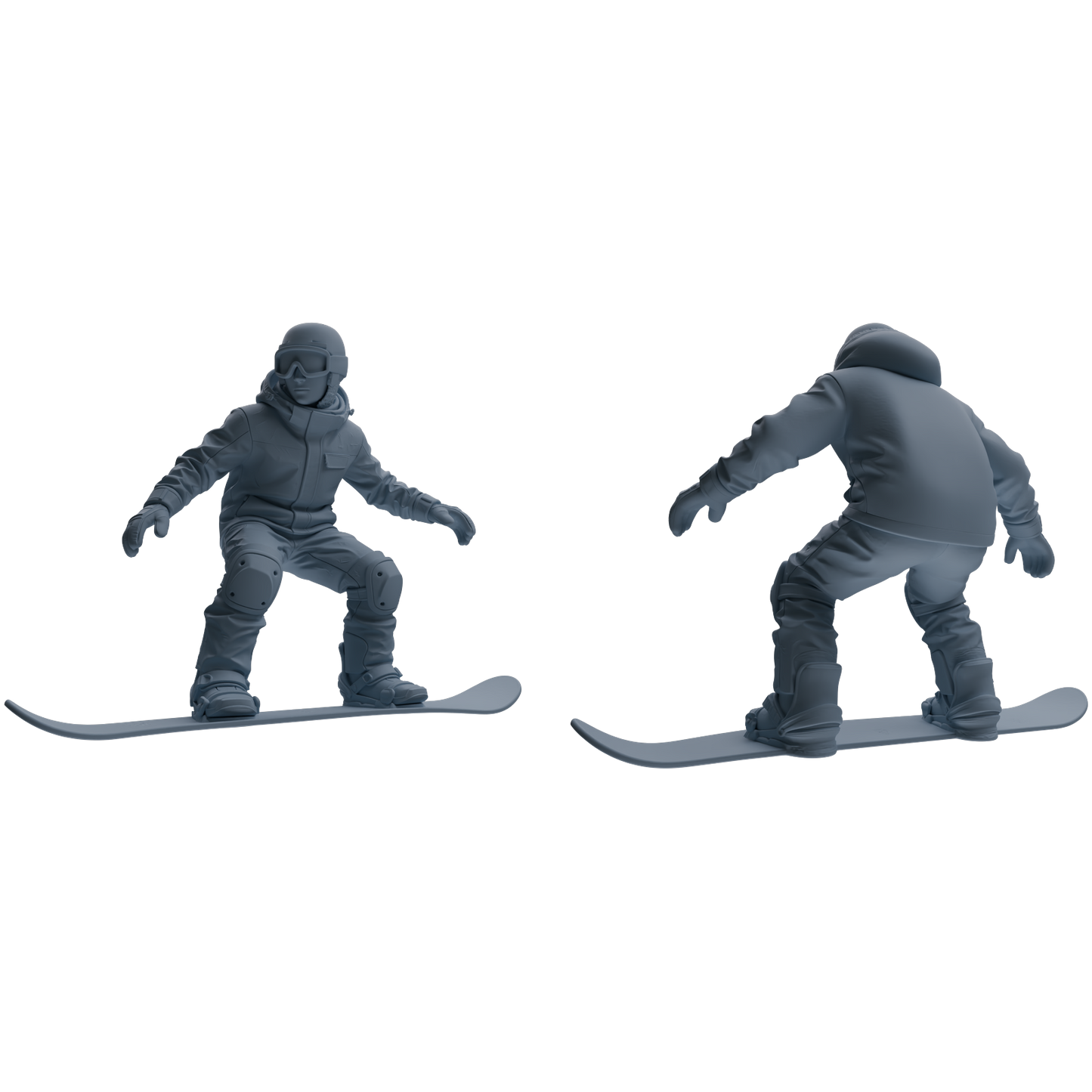 MRY-SFW LYTR786 Skiing Figure Modern Model 4 pcs Miniature Car Diorama Figures Scene Props Accessories Resin