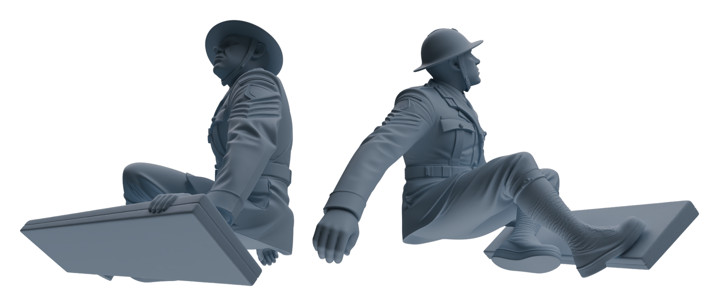 MRY-SFW LYGR602 Historical WWII British Army Six-Person Training Group