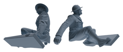 MRY-SFW LYGR602 Historical WWII British Army Six-Person Training Group