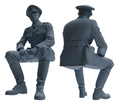MRY-SFW LYGR587 WWII French Army Seven-Person Rest Group