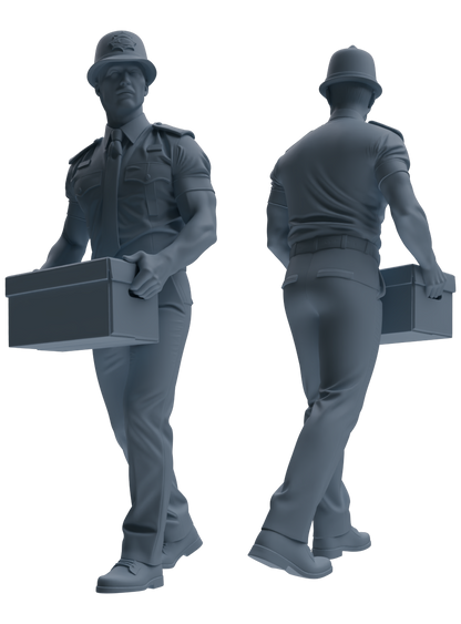 MRY-SFW LYGR799 Modern British Police Six-Person Carrying Group