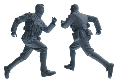 MRY-SFW LYGR606 Historical People's Liberation Army Five-Person Daily Routine