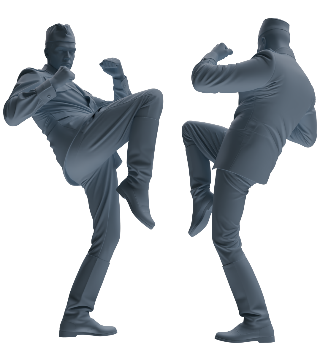 MRY-SFW LYGR726 WWII Soviet Army War Scene Six-Person Combat Group