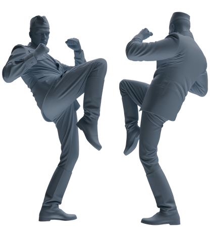 MRY-SFW LYGR726 WWII Soviet Army War Scene Six-Person Combat Group