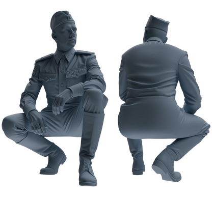 MRY-SFW LYGR731 WWII Soviet Army War Scene Six-Person Daily Routine Group