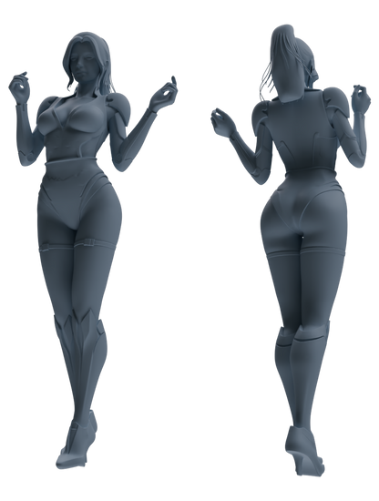 MRY-SFW LYTR878 Sci-Fi Modified Woman Figure Modern Model 4 pcs