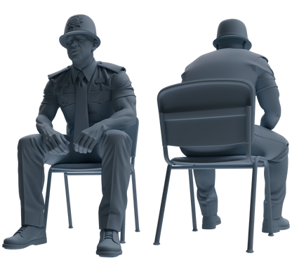 MRY-SFW LYGR802 Modern British Police Six-Person Conversation Group