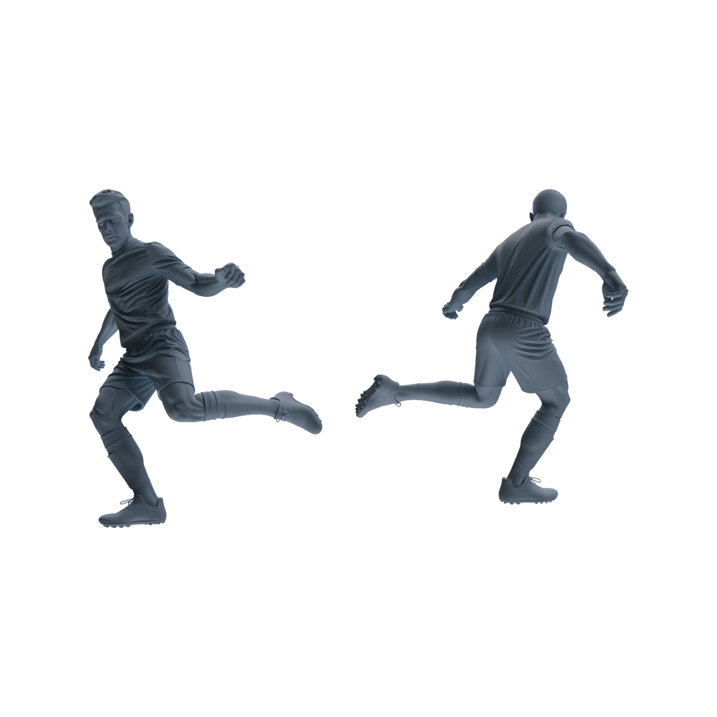 MRY-SFW LYTR812 Male Soccer Player Figure Modern Model 6 pcs Miniature Car Diorama Figures Scene Props Accessories Resin