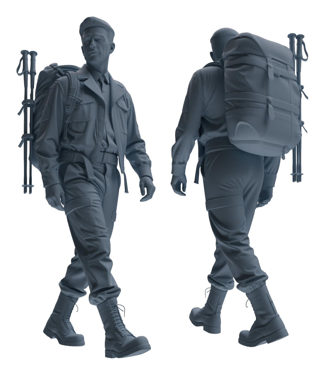 MRY-SFW LYGR591 Historical WWII U.S. Army Six-Person Carrying Group