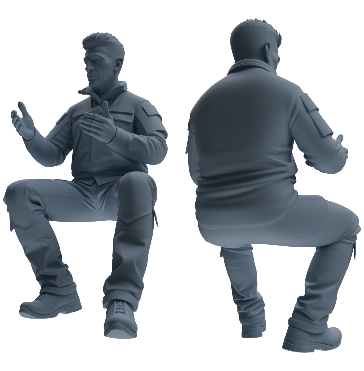 MRY-SFW LYGR685 Modern U.S. Military Six-Person Talking Group