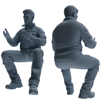 MRY-SFW LYGR685 Modern U.S. Military Six-Person Talking Group