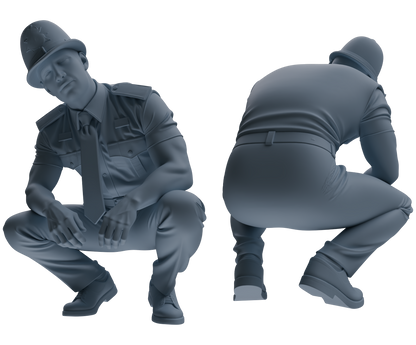 MRY-SFW LYGR805 Modern British Police Five-Person Daily Routine 2