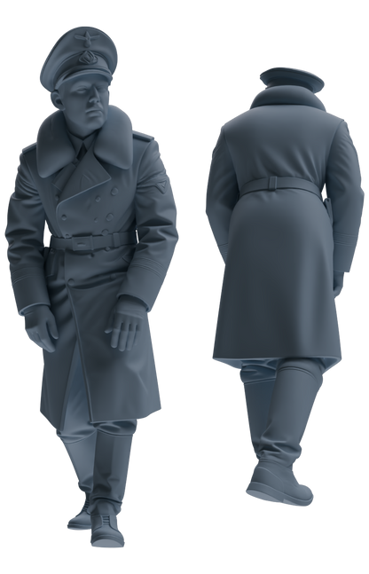 MRY-SFW LYGR713 WWII German Army Officer War Scene Six-Person Advancing Group