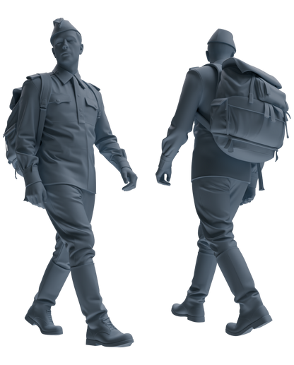 MRY-SFW LYGR727 WWII Soviet Army War Scene Six-Person Carrying Group