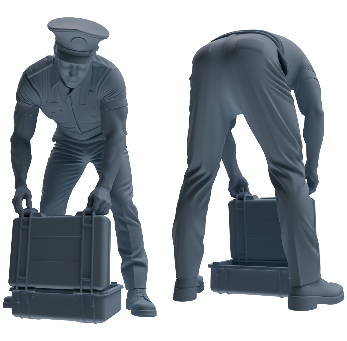 MRY-SFW LYGR772 Modern Hong Kong Police Six-Person Combat Readiness Group