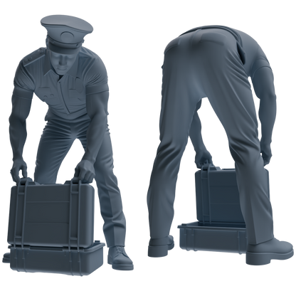 MRY-SFW LYGR772 Modern Hong Kong Police Six-Person Combat Readiness Group