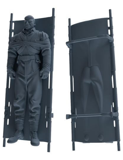 MRY-SFW SSTR206 Miniatures Soldier Model Kit Field Medical Scene Soldier Model 4 pcs