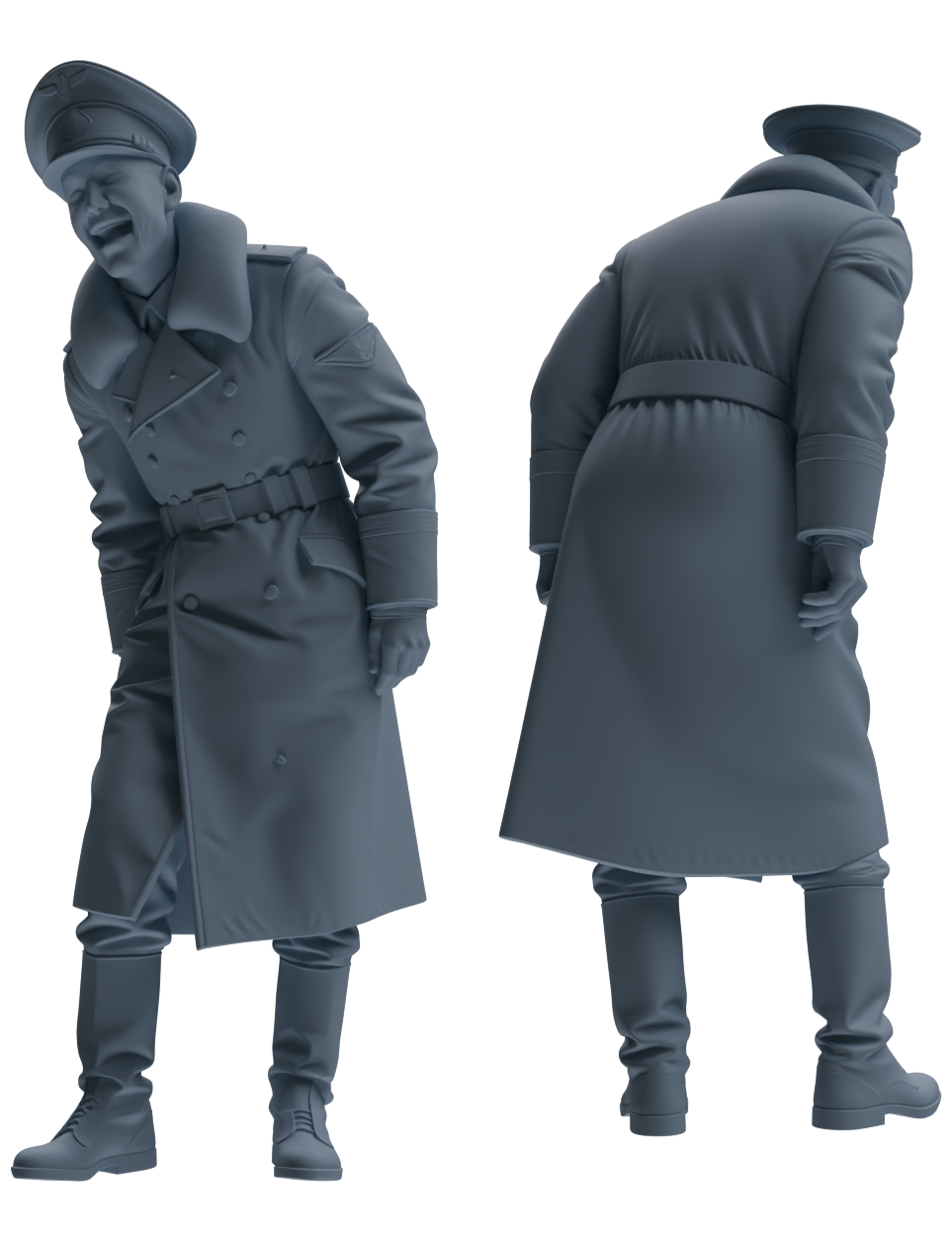 MRY-SFW LYGR702 WWII German Army Story Scene Six-Person Vehicle Rollover Accident Group