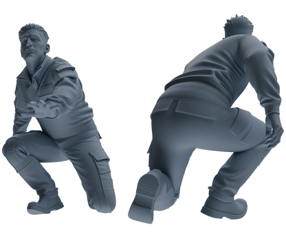 MRY-SFW LYGR687 Modern U.S. Military Six-Person Groping Group