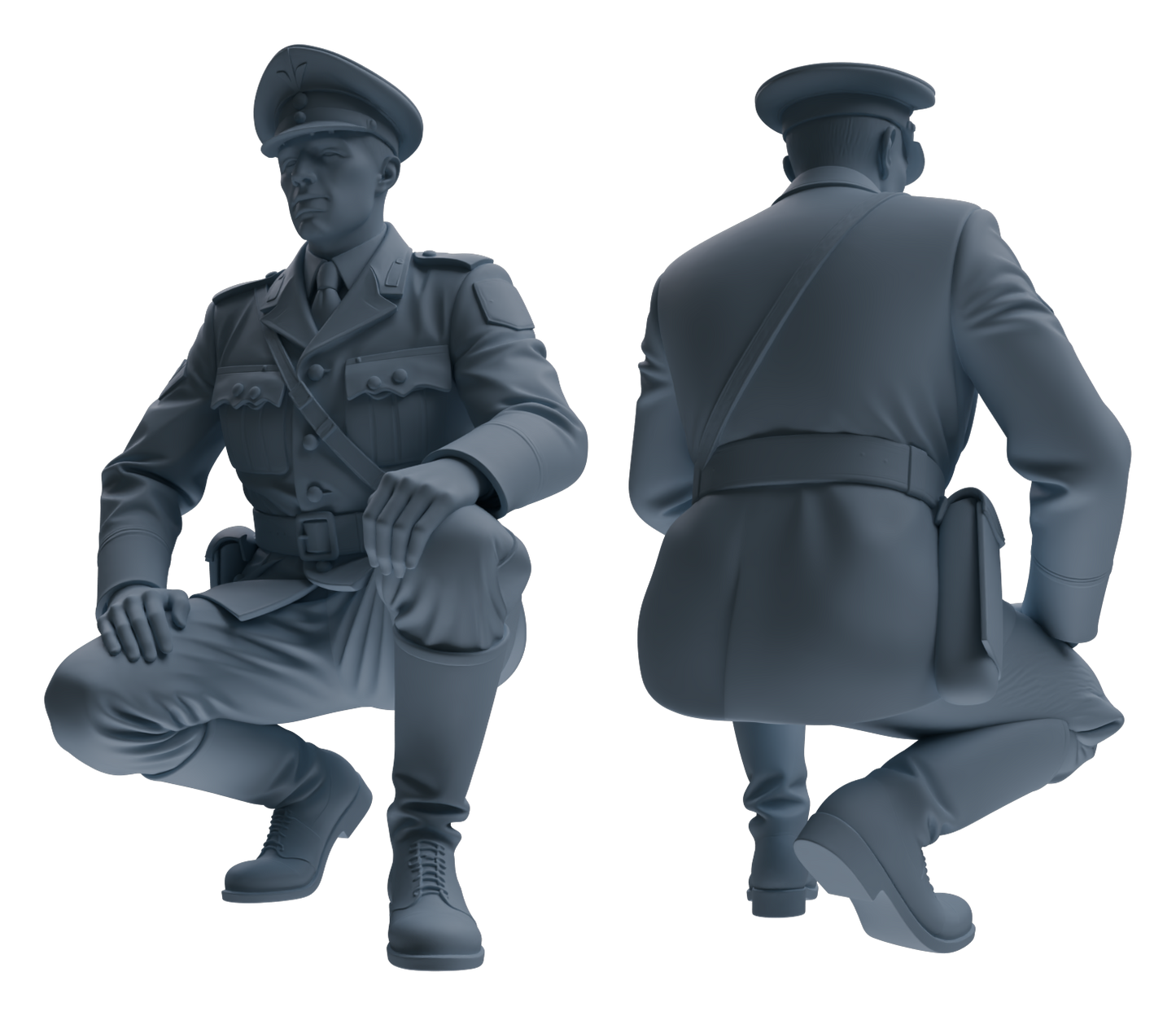 MRY-SFW LYGR583 WWII French Army Six-Person Daily Routine