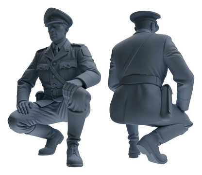 MRY-SFW LYGR583 WWII French Army Six-Person Daily Routine