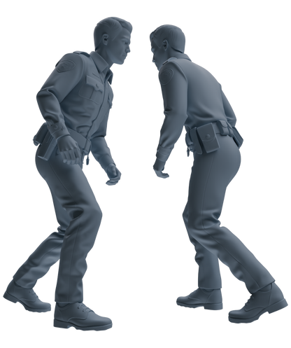 MRY-SFW LYGR673 Los Angeles Patrol Police Six-Person Ambush Group