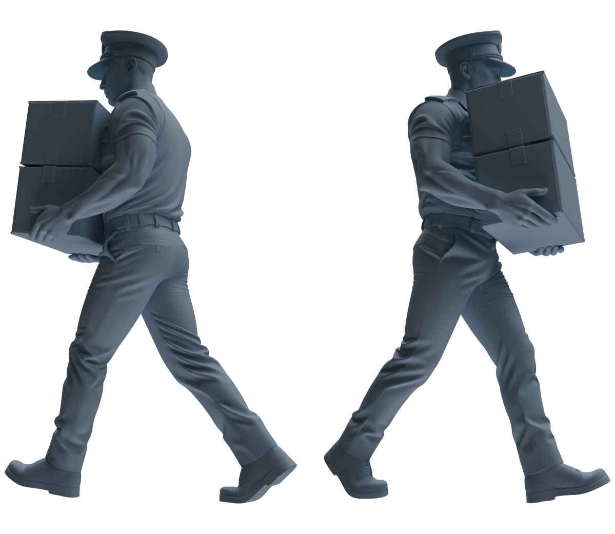 MRY-SFW LYGR762 Modern Hong Kong Police Six-Person Carrying Group