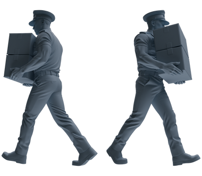 MRY-SFW LYGR762 Modern Hong Kong Police Six-Person Carrying Group