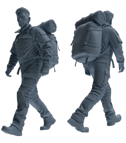 MRY-SFW LYGR693 Modern U.S. Military Six-Person Hiking Group