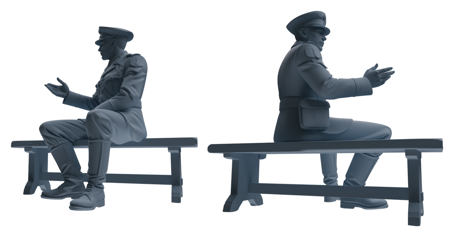 MRY-SFW LYGR590 WWII French Army Six-Person Strategic Deployment Group