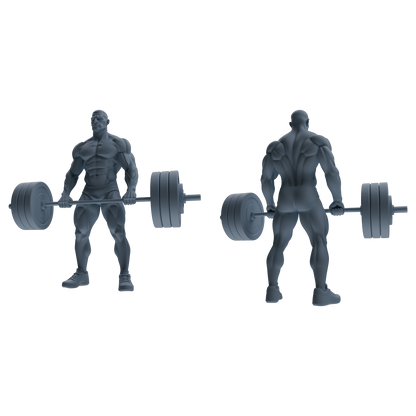 MRY-SFW LYTR798 Weightlifting Fitness Figure Modern Model 6 pcs Miniature Car Diorama Figures Scene Props Accessories Resin