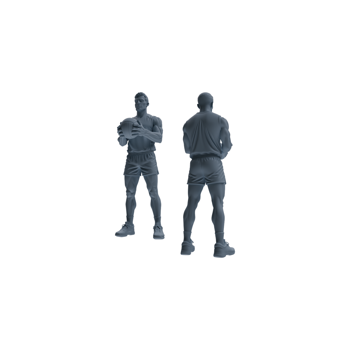 MRY-SFW LYTR824 Male Volleyball Player Figure Modern Model 6 pcs Miniature Car Diorama Figures Scene Props Accessories Resin