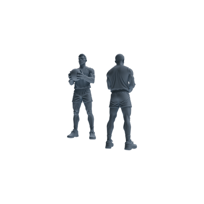 MRY-SFW LYTR824 Male Volleyball Player Figure Modern Model 6 pcs Miniature Car Diorama Figures Scene Props Accessories Resin