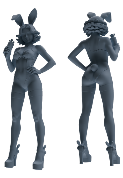 MRY-SFW LYTR887 Bunny Girl Figure Modern Model 4 pcs