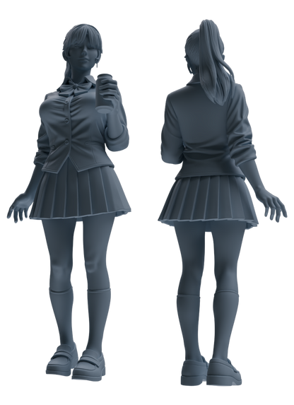 MRY-SFW LYTR874 College Style Uniform Girl Modern Model 3 pcs