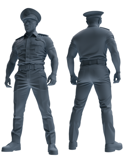 MRY-SFW LYGR766 Modern Hong Kong Police Six-Person Daily Routine