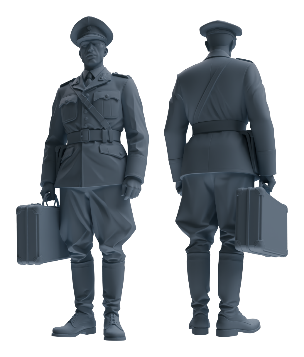 MRY-SFW LYGR578 WWII French Army Five-Person Carrying Group