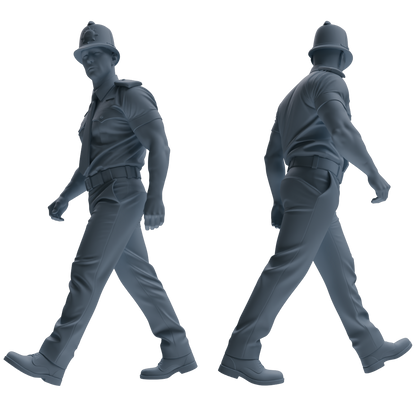 MRY-SFW LYGR804 Modern British Police Six-Person Daily Routine