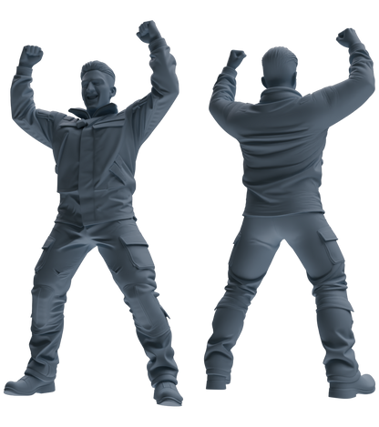 MRY-SFW LYGR697 Modern U.S. Military Six-Person Entertainment Group