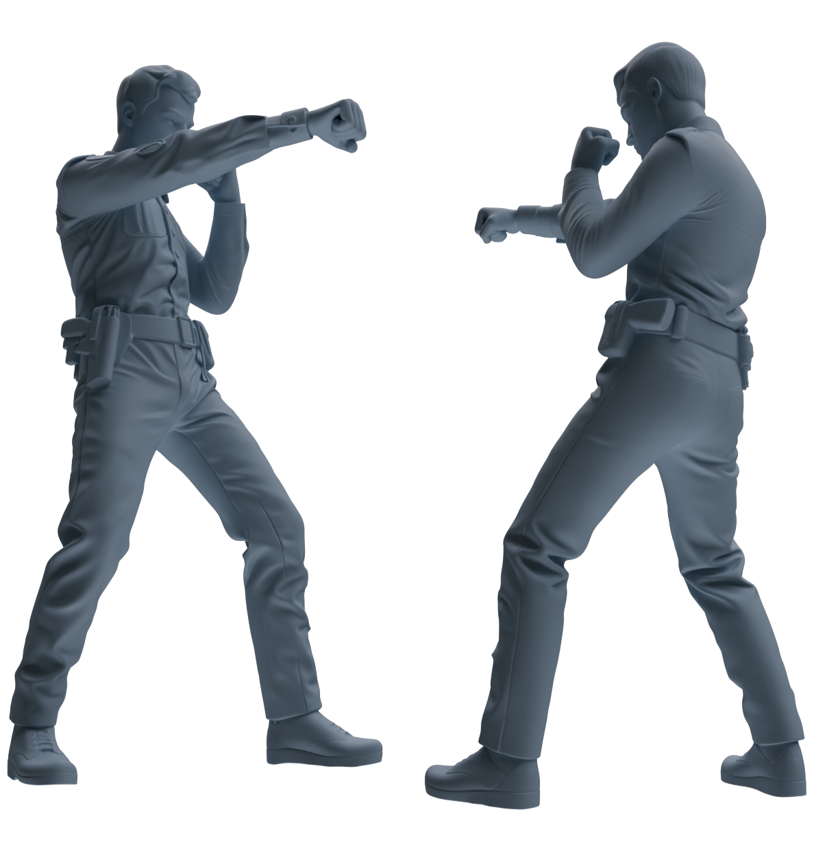 MRY-SFW LYGR672 Los Angeles Patrol Police Six-Person Combat Group