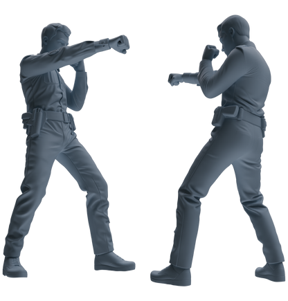 MRY-SFW LYGR672 Los Angeles Patrol Police Six-Person Combat Group
