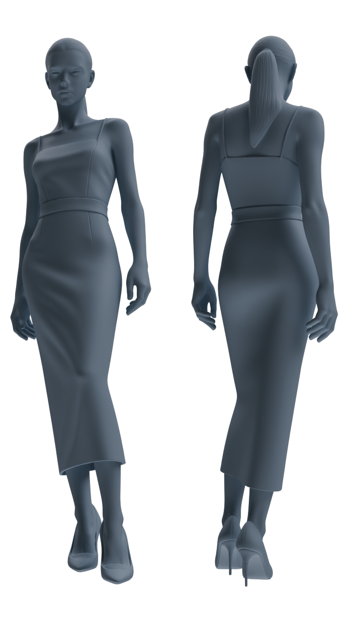 MRY-SFW LYTR879 Evening Dress Woman Figure Modern Model 3 pcs