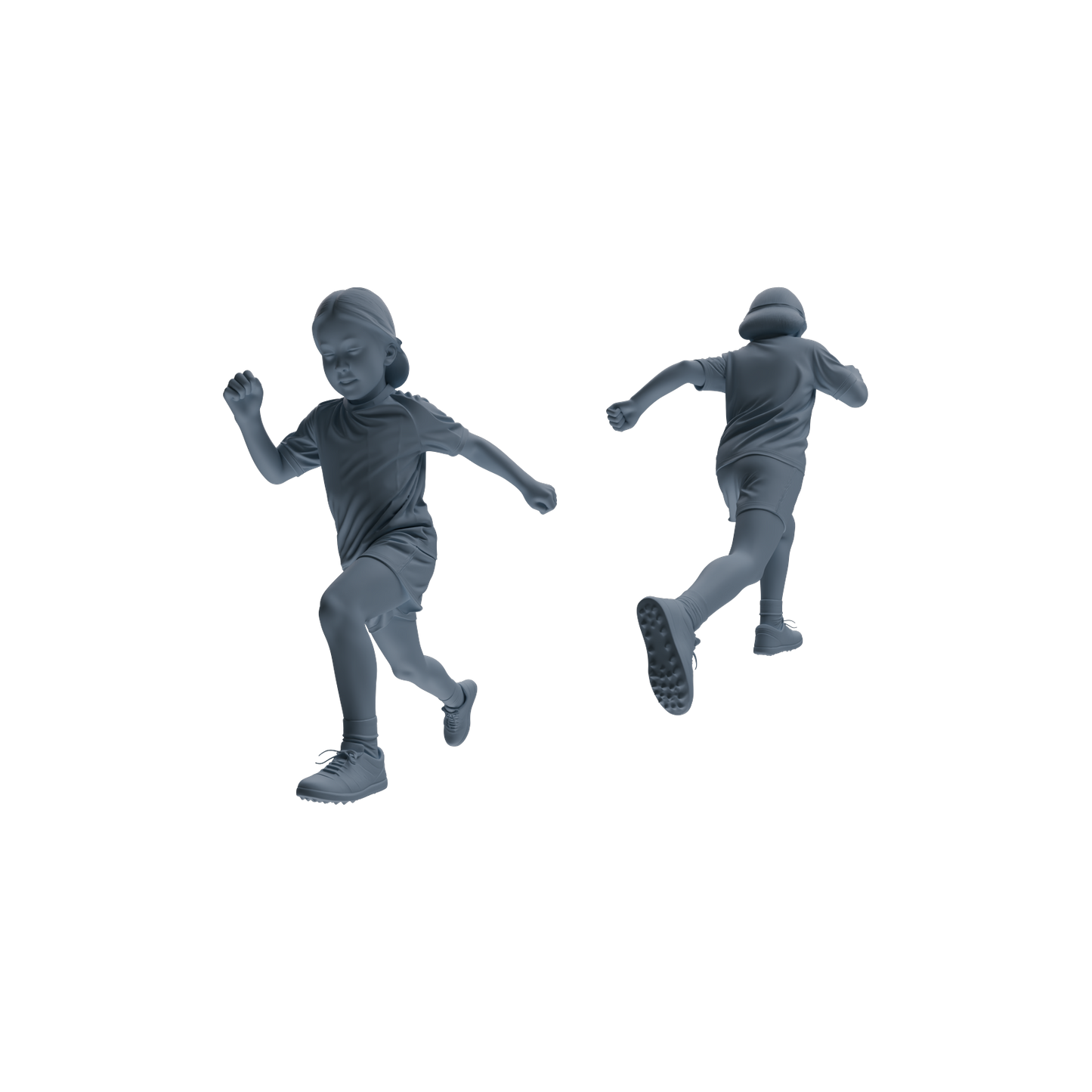 MRY-SFW LYTR805 Female Soccer Player Figure Modern Model 6 pcs Miniature Car Diorama Figures Scene Props Accessories Resin