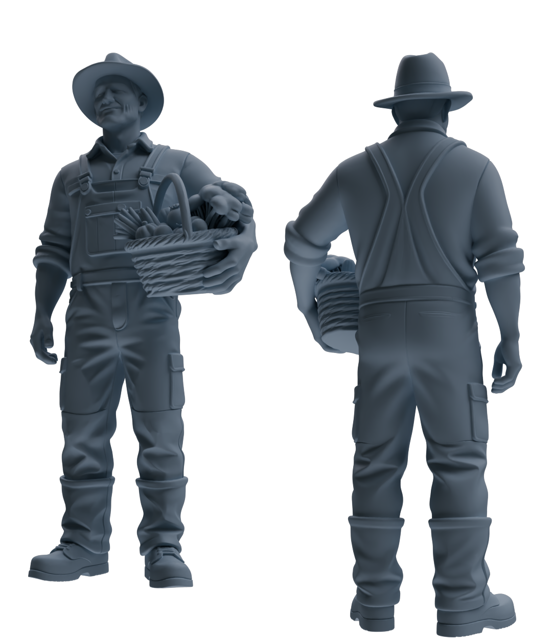 MRY-SFW LYTR908 Farm Harvest Character Modern Model 4 pcs