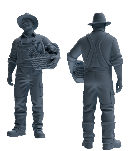 MRY-SFW LYTR908 Farm Harvest Character Modern Model 4 pcs