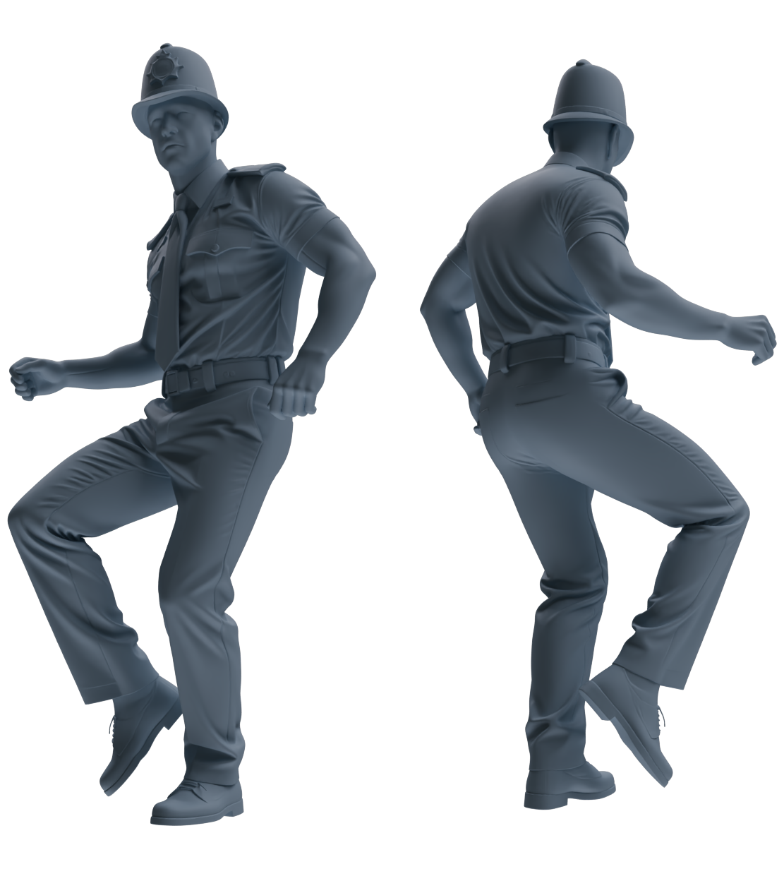 MRY-SFW LYGR807 Modern British Police Six-Person Dancing Group