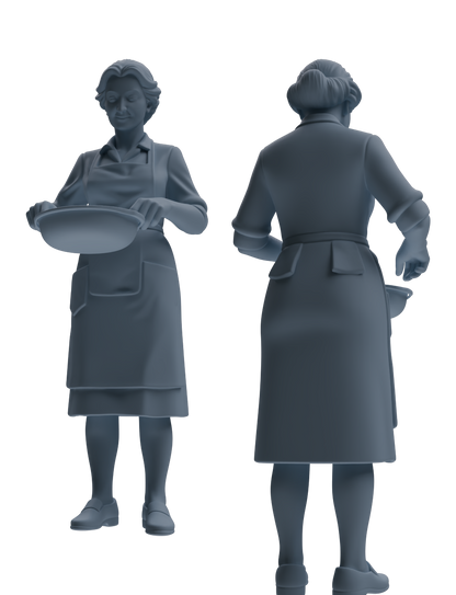 MRY-SFW LYTR923 Cooking Woman Multi-pose Modern Model 3 pcs